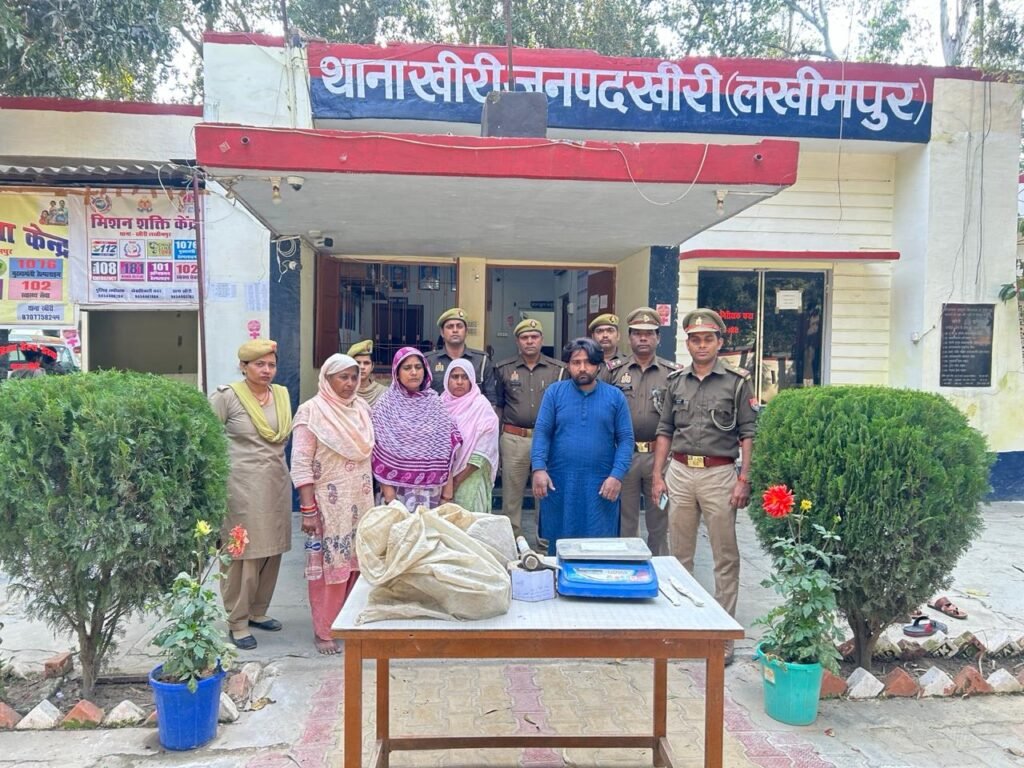 थाना खीरी पुलिस द्वारा, गौवध अधिनियम से संबधित 01 नफऱ अभियुक्त व 03 नफर अभियुक्ताओं को गिरफ्तार किया गया
