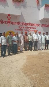 श्री गाजन माता धाम पर चेत्र नवरात्रि के शुभ अवसर पर लाखों रुपए की लागत से बने सुलभ कंपलेक्स का लोकार्पण। 2 IMG20260319132746