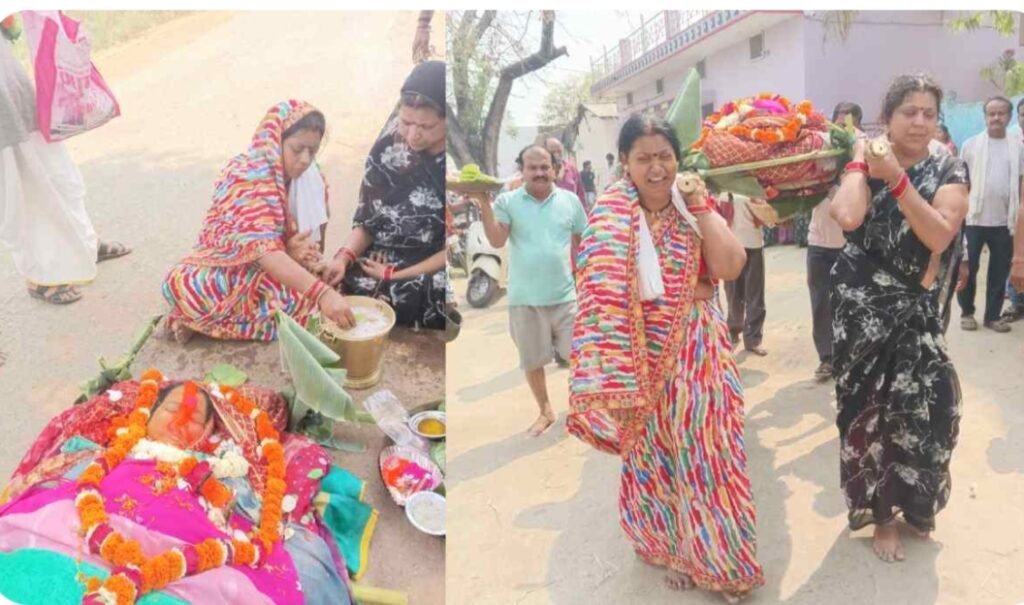 गांव की इन बेटियों ने पेश की मिसाल : बदली समाज की सोच, मां की अर्थी को दिया कंधा, बड़ी बेटी ने दी मुखाग्नि….. 2 IMG 20260318 111435