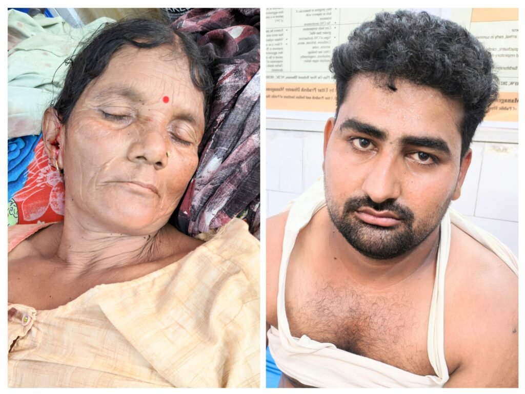 तेंदुए का खौफ:- कांठ में तेंदुओं के हमलों में महिला और किसान घायल 2 20260520 212745 COLLAGE