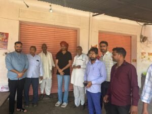 पूर्व छात्रसंघ अध्यक्ष सुमित भगासरा का काग्रेस कार्यकर्ताओं ने किया स्वागत