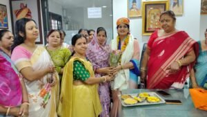 महिला मोर्चा प्रदेश अध्यक्ष का पाली में भव्य स्वागत पाली। 8 IMG 20260525 WA0206