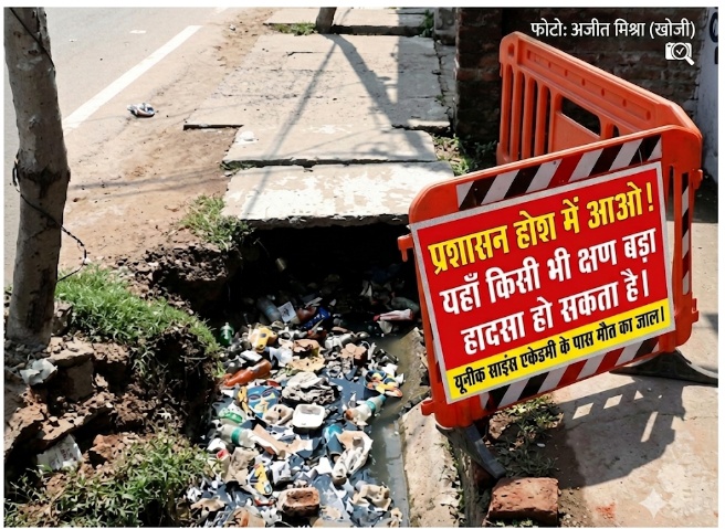 बस्ती में 'मौत के कुएं' बने खुले नाले: मासूमों की जिंदगी दांव पर, चेयरमैन के आश्वासन निकले खोखले! 11 Screenshot 20260520 120049