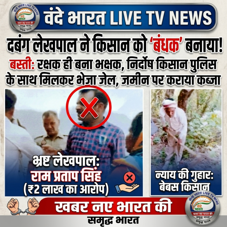 लेखपाल की गुंडागर्दी: 2 लाख के लिए ‘बंधक’ बना किसान, पुलिस के साथ मिलकर भेजा जेल!