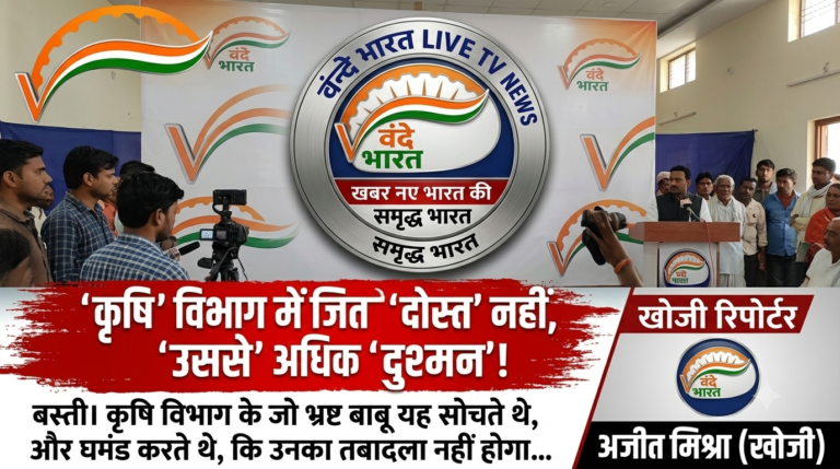 कृषि विभाग: जहाँ काम कम, साजिशें ज्यादा! अन्नदाता की सेवा या भ्रष्टाचार का अड्डा? कृषि विभाग की शर्मनाक हकीकत।