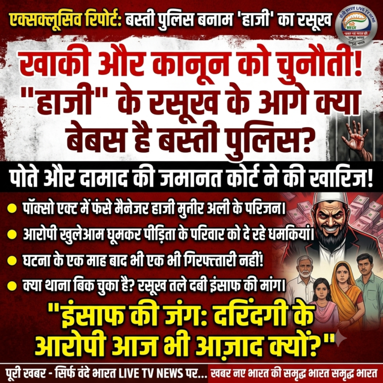खाकी और कानून को चुनौती: ‘हाजी’ के रसूख के आगे क्या बेबस है बस्ती पुलिस?