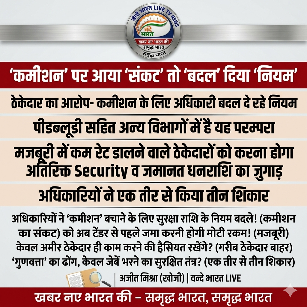 'कमीशन' के भूखे अधिकारी: सरकारी फाइलों के पीछे छिपी एक और 'घिनौनी' साजिश! 1 1781235317361