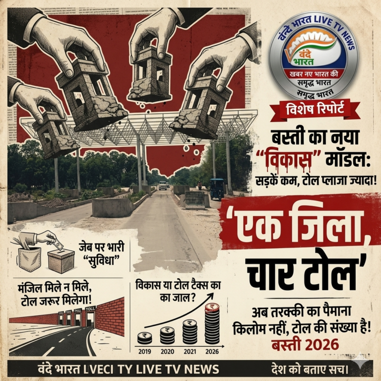 बस्तीवासियों के लिए तोहफा: अब हर कदम पर होगा ‘टोल-टोल’ का स्वागत