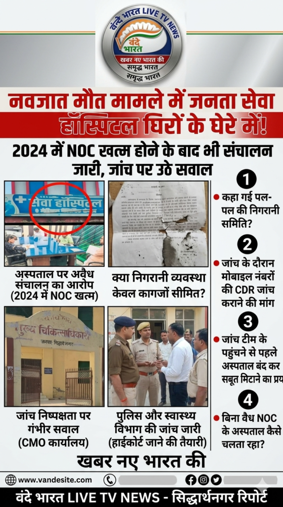 स्वास्थ्य व्यवस्था की मौत: क्या सिद्धार्थनगर में 'यमदूतों' का लाइसेंस रद्द नहीं होगा? 1 1781328350744