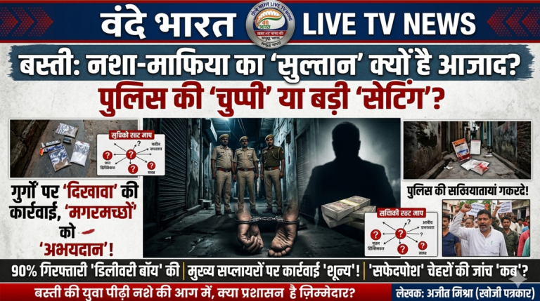 बस्ती में नशे का ‘रूट मैप’: आखिर कहाँ से आ रहा है मौत का सामान?