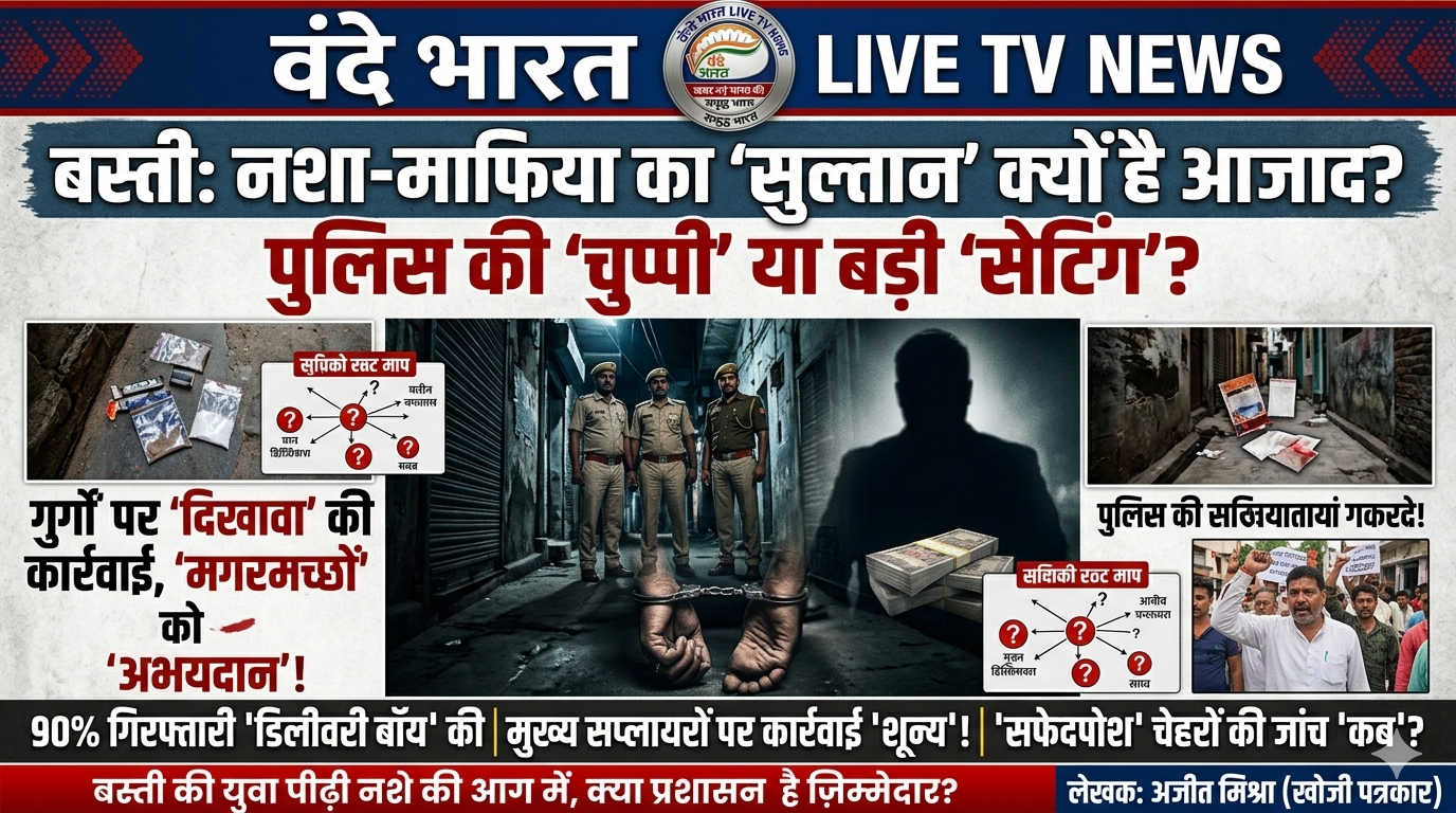 बस्ती में नशे का 'रूट मैप': आखिर कहाँ से आ रहा है मौत का सामान? 11 1781428975221