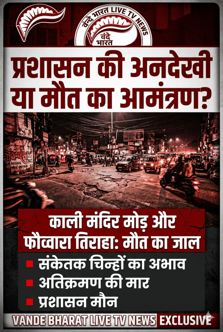 “प्रशासन की अनदेखी या हत्या का साज़िश? काली मंदिर मोड़ और फौव्वारा तिराहे पर रोज़ हो रही मौतें!”