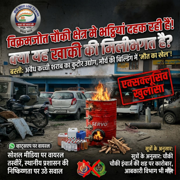 विक्रमजोत में ‘खाकी’ की शह पर मौत का व्यापार: मौर्य की बिल्डिंग में धड़ल्ले से दहक रही कच्ची शराब की भट्टियां!