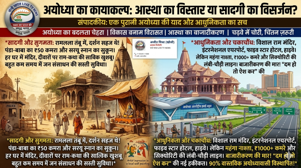 अयोध्या का कायाकल्प: भौतिक विकास की दौड़ में कहीं खो तो नहीं गई पुरानी अयोध्या? 1 1782022919886