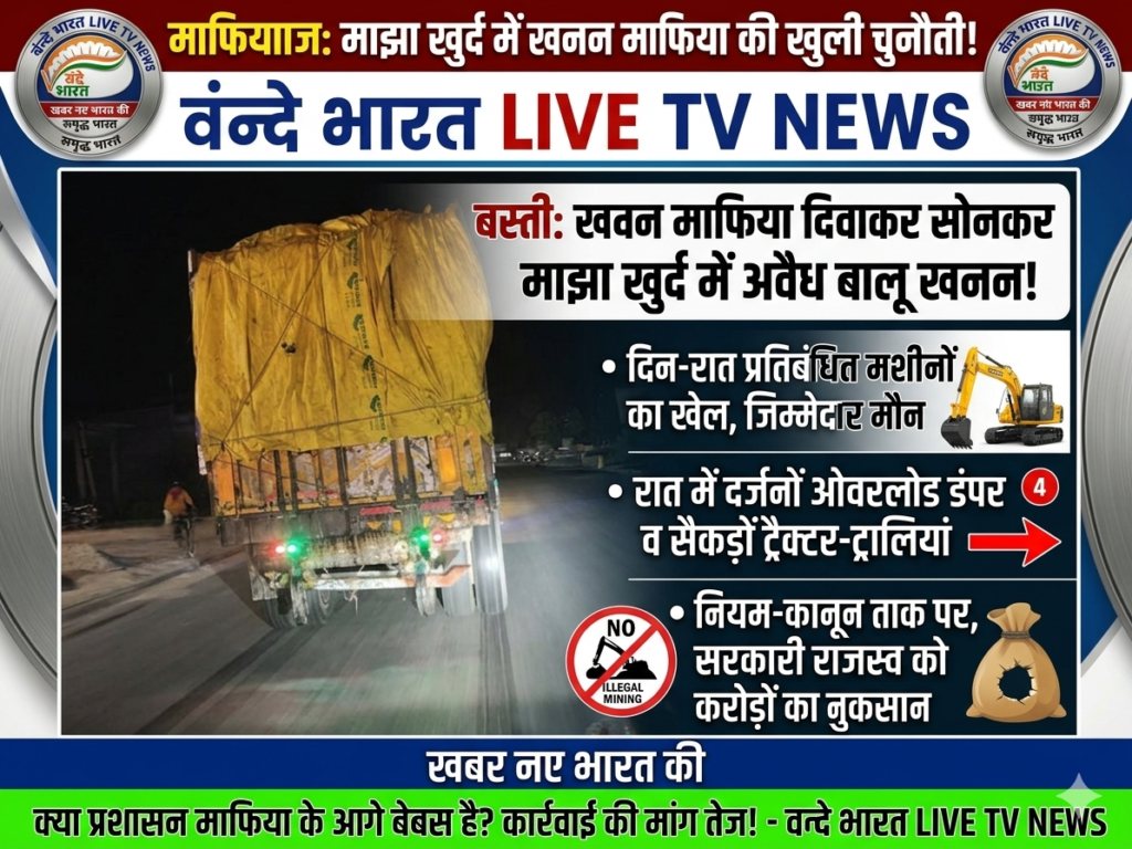 बस्ती में माफियाराज: माझा खुर्द में दिवाकर सोनकर की 'सल्तनत', प्रशासन बना मूकदर्शक 1 1782089712899
