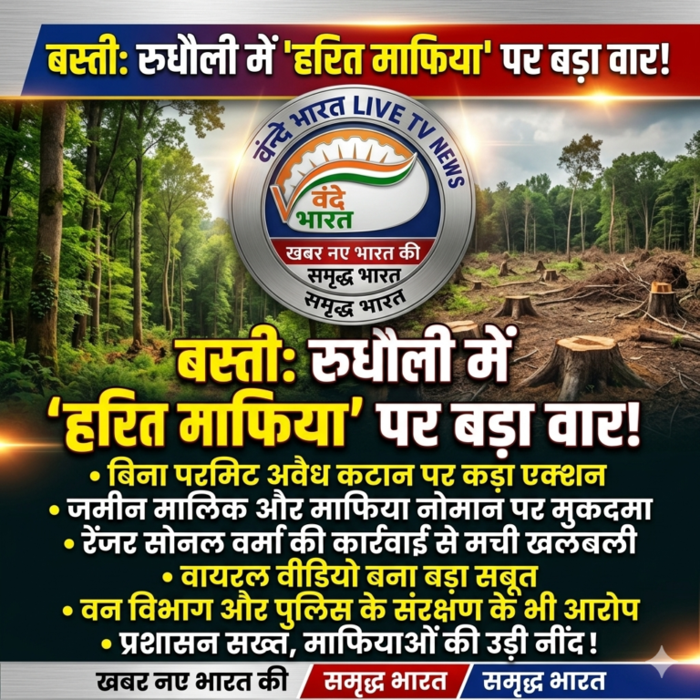 अवैध कटान पर वन विभाग की ‘सर्जिकल स्ट्राइक’, माफियाओं में मचा हड़कंप! ‘रात के अंधेरे में आरी’ चलाने वाले सावधान! ओड़वलिया में वन विभाग की बड़ी कार्रवाई।