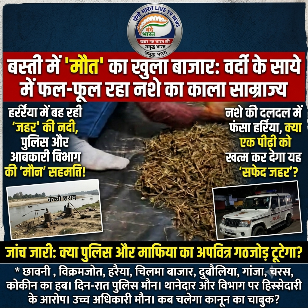 बस्ती में 'मौत' का खुला बाजार: वर्दी के साये में फल-फूल रहा नशे का काला साम्राज्य 1 1782206721349