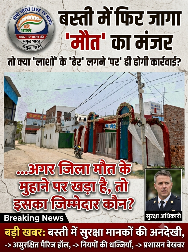 क्या बस्ती प्रशासन किसी बड़ी त्रासदी के इंतज़ार में है? सुरक्षा को ताक पर रखकर मौत का परोसा जा रहा खेल