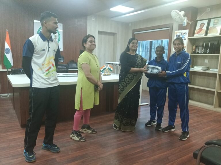 इंडिया सेंटर सूरजपुर की बालिका खिलाड़ी का आवासीय खेल अकादमी रायपुर के लिए हुआ चयन