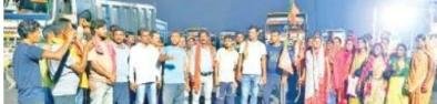 कनकनी कोलियरी में मजदूरों ने किया चक्का lजाम काम के दिन घटाने का विरोध