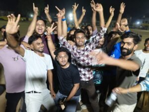 महुली नाइट क्रिकेट में राकिब का रन-तूफान, 30 गेंदों पर 91 रन ठोककर मचाया तहलका विंढमगंज, रामनगर और पुनर्वास कालोनी 13 IMG 20260615 WA0000
