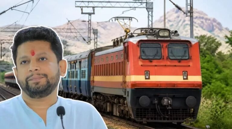 मोदींच्या विकासदृष्टीला नवी गती; पुणे–शिर्डी रेल्वेसेवेचे सुजय विखे पाटलांकडून  स्वागत..