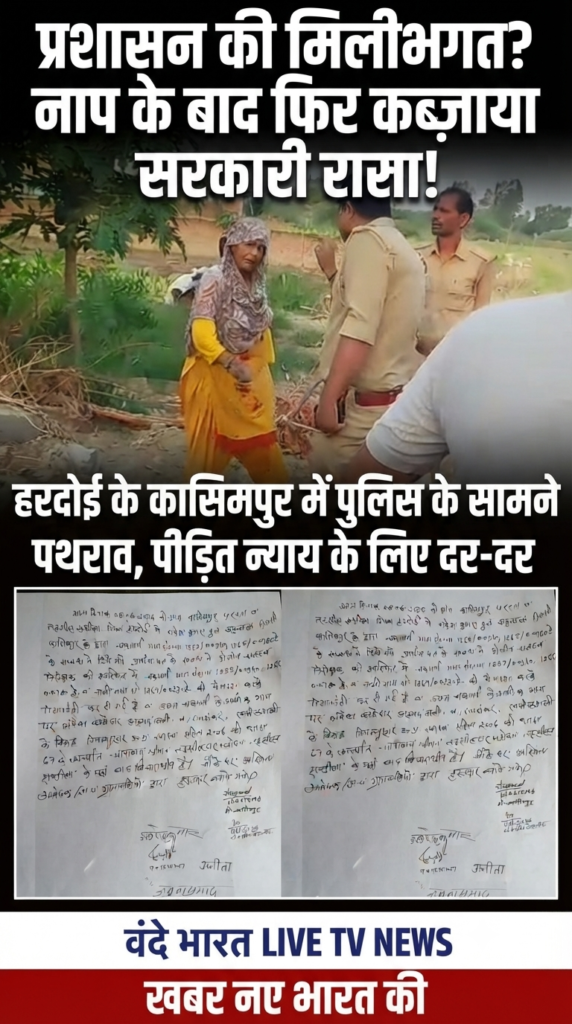 संडीला: सरकारी चकमार्ग पर भू-माफियाओं का कब्जा, पुलिस के सामने ग्रामीणों पर बरसाए ईंट-पत्थर 1 1782968791234