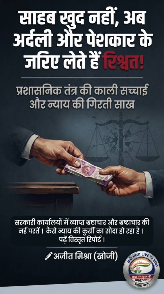 ‘साहब’ खुद नहीं, अब ‘अर्दली’ और ‘पेशकार’ के जरिए लेते हैं रिश्वत: प्रशासनिक तंत्र पर उठते सवाल 1 1783487549368