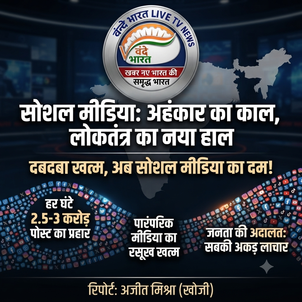 सोशल मीडिया का 'डिजिटल चाबुक': अब जनता की अदालत में सबकी 'अकड़' लाचार 11 1783667248161