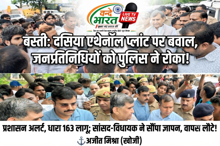 दसिया में गरमाई सियासत: सांसद-विधायक को रोका तो भड़के जनप्रतिनिधि, पुलिस के साथ हुई नोकझोंक