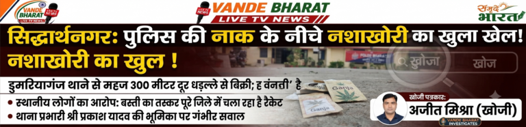 सिद्धार्थनगर में ‘खाकी’ के साये में पनप रहा नशे का कारोबार, थाने से 300 मीटर दूर खुलेआम बिक रहा गांजा!