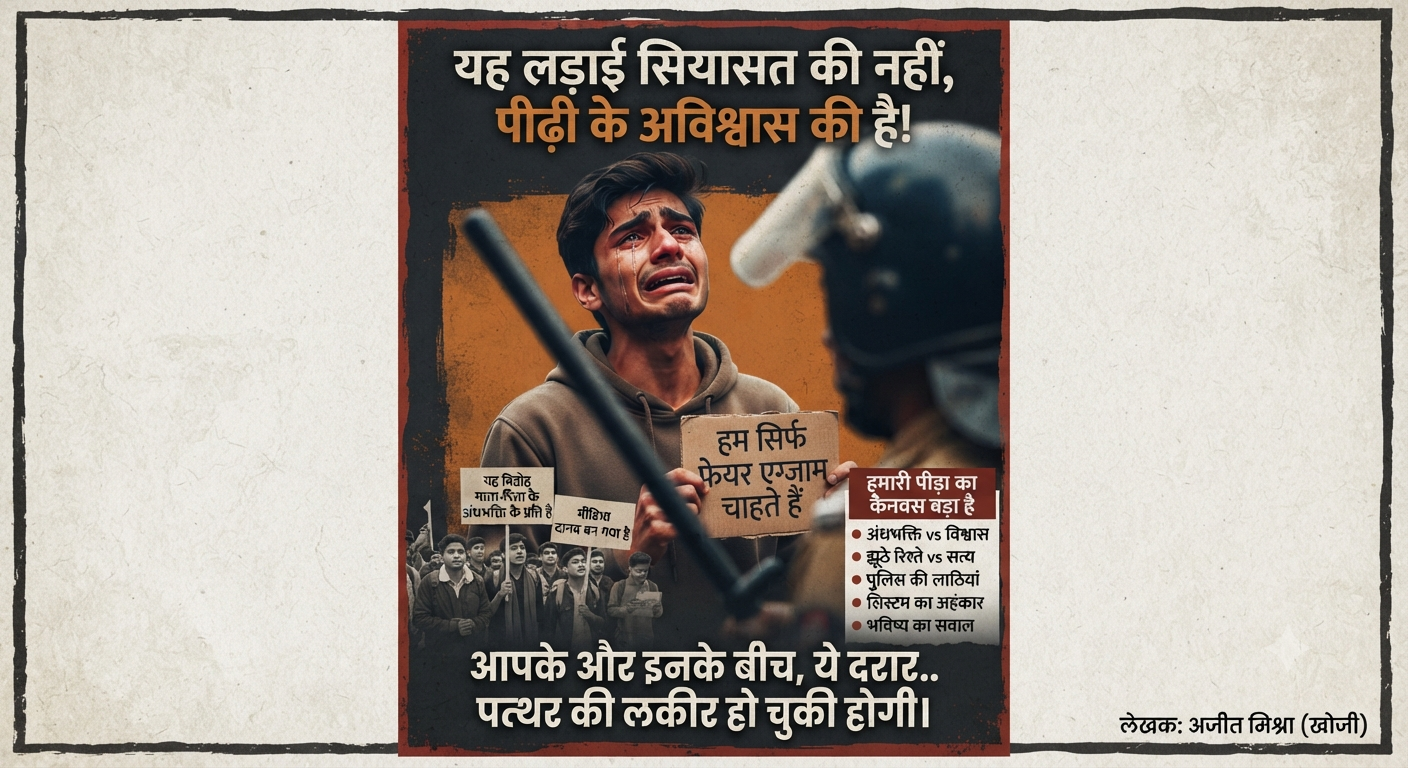 अहंकार के पहरेदार बनाम भविष्य की रीढ़: कब समझेंगे इस पीड़ा को? 1 1784783681867
