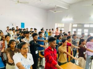 बांगड़ महाविद्यालय में दहेज न लेने एवं’ ’न देने की शपथ कार्यक्रम का आयोजन’ 4 3 2