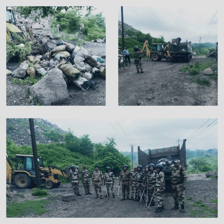 सलानपुर माइंस में CISF ने 7 टन अवैध कोयला जब्त कर BCCL को सौंपा