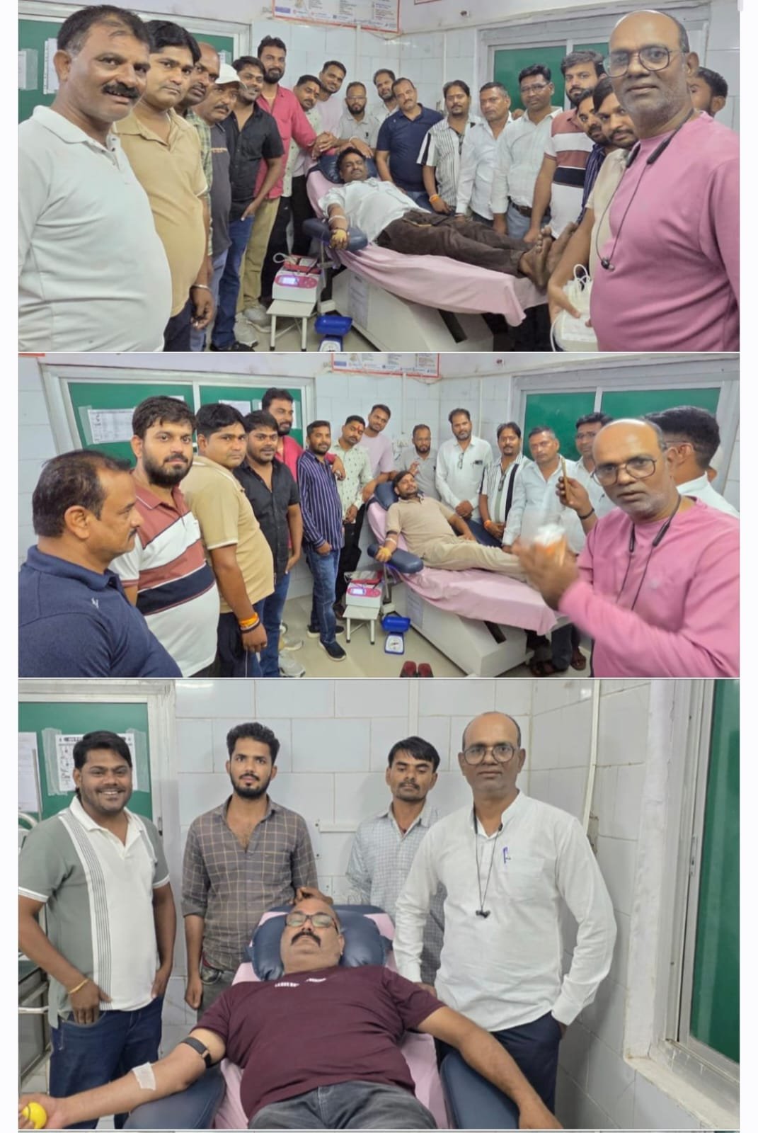 बॉबी राजा संतोष पटेल शिवम पटेल ने रक्तदान कर मानवता का धर्म निभाया युवा पटेल वाहिनी के सदस्यों ने किया रक्तदान 1 IMG 20260716 WA0022