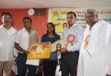 कॉलेज परिसर मे रंगारंग कार्यक्रम के साथ प्रतिभा सम्मान सह फ्रेशर्स वेलकम समारोह का आयोजन किया गया 26 IMG 20260718 WA0173