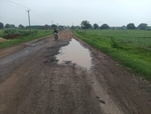 मुरम की जगह साइड पटटी से खोदकर डाली जा रही मिट्टी विभागीय अधिकारी कर रहे खानापूर्ति 3 IMG 20260730 WA0040