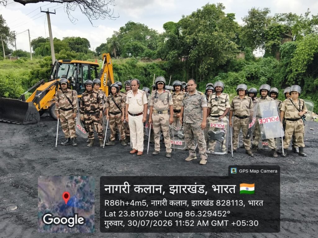 कोयला चोरी के खिलाफ CISF का अभियान तेज, आज दुसरे दिन भी 90 टन अवैध कोयला जब्त 1 IMG 20260730 WA0223