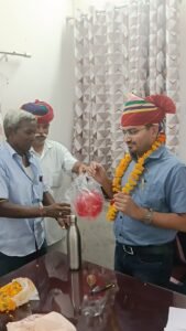 शिवजी राम बावरी बने पाली में उप पंजीयक खारड़ा सरपंच प्रतिनिधिमंडल ने किया स्वागत। 13 IMG20260717115851 01