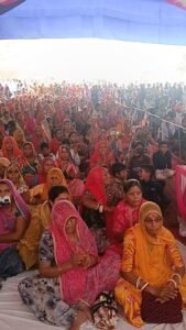 श्री गाजन माता जी पैदल यात्रा संघ में उमड़ा आस्था का जनसैलाब 11हजार भक्तों ने लगाई मां के दरबार में धोक। 6 IMG20260721121937 01