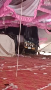 गाजण माता धाम पर दिन भर चली भजन संध्या शाम 7 बजे मुसलाधार बरसात से डांम हुआ धाराशाही जन हानी नहीं, 3 IMG20260723095723 01