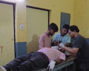 एनएच-39 पर सड़क हादसा, धूमा कंपोजिट विद्यालय के प्रधानाध्यापक गंभीर रूप से घायल 13 IMG 20260710 122531