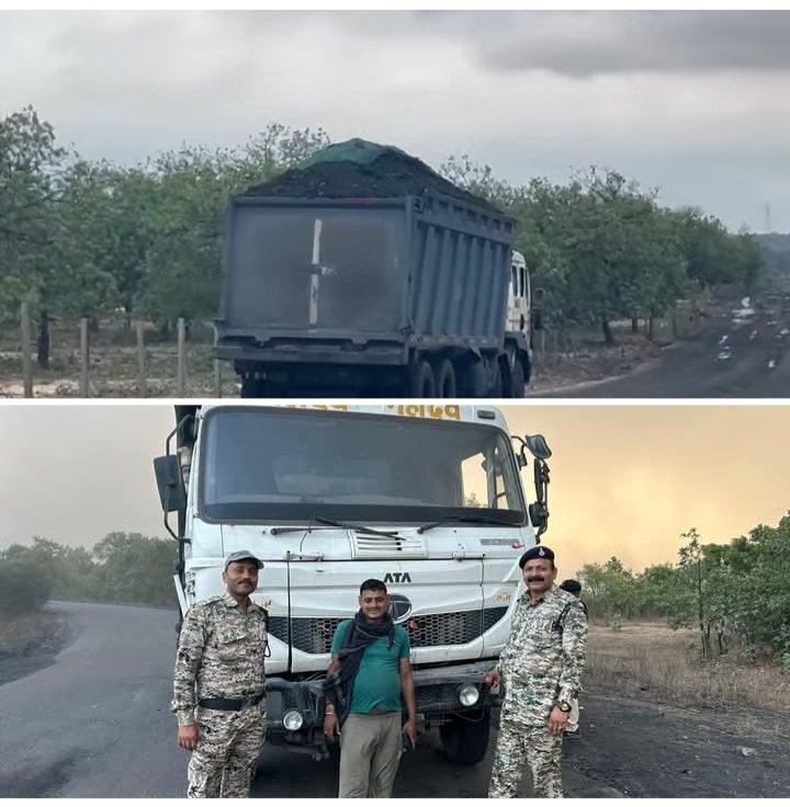 सिंगरौली:परिवहन विभाग की बड़ी कार्रवाई ओवरलोड व खुले में परिवहन करने वाले वाहनों पर विभाग की कार्रवाई, 10 लाख से अधिक का राजस्व वसूला। 2 IMG 20260722 214355