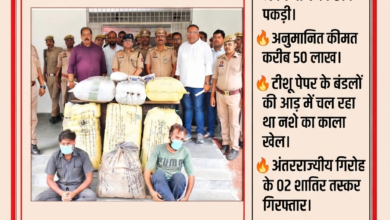 संतकबीरनगर पुलिस का बड़ा प्रहार: टीशू पेपर की आड़ में गांजा तस्करी का खुलासा, 50 लाख रुपये का अवैध गांजा जब्त. 13 1786630238428