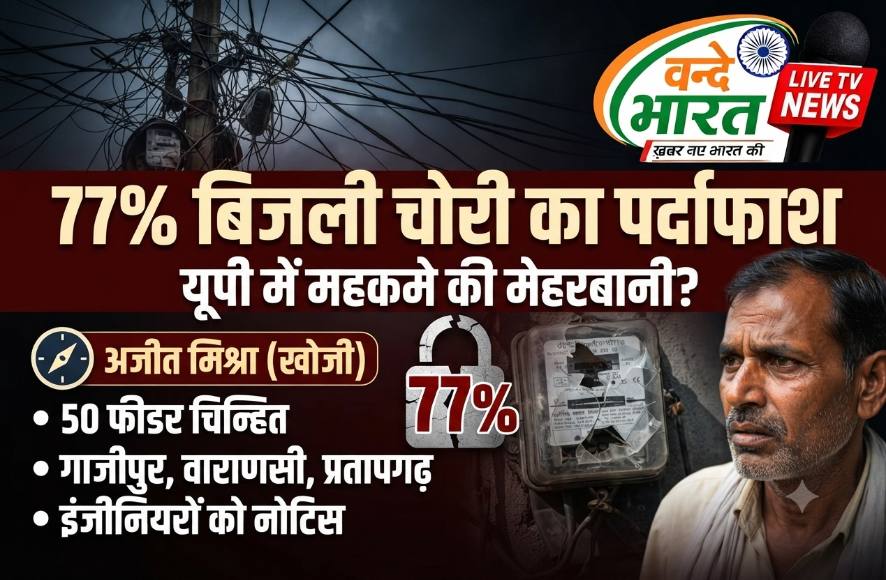 यूपी में बिजली चोरी का काला सच: कुछ इलाकों में 77% तक पहुंचा आंकड़ा, महकमे के दावों की खुली पोल 1 1788072375517