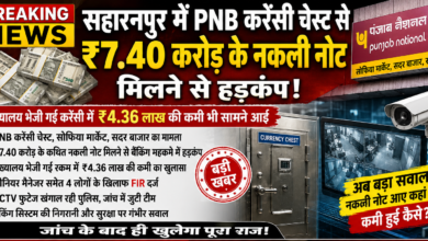 BREAKING NEWS | सहारनपुर में PNB करेंसी चेस्ट का मामला और गंभीर, जाली नोटों का आंकड़ा करीब ₹17 करोड़ तक पहुंचा 13 ChatGPT Image Aug 31 2026 11 28 20 AM e1788173545549