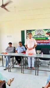 अखिल भारतीय राष्ट्रीय शैक्षिक महासंघ राजस्थान विद्यालय शिक्षा खण्ड जमवारामगढ़ के तत्वावधान में राजकीय उच्च माध्यमिक विद्यालय गठवाड़ी में 'गुरुवंदन एवं एक पेड़-एक शिक्षक' कार्यक्रम