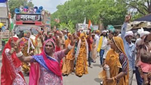 विश्व आदिवासी दिवस पर भील, मीणा समाज ने रैली निकाली: बोले- सरकारी सेवा में आरक्षण, छात्रावास निर्माण के लिए जमीन दो। 4 IMG 20260809 WA0085