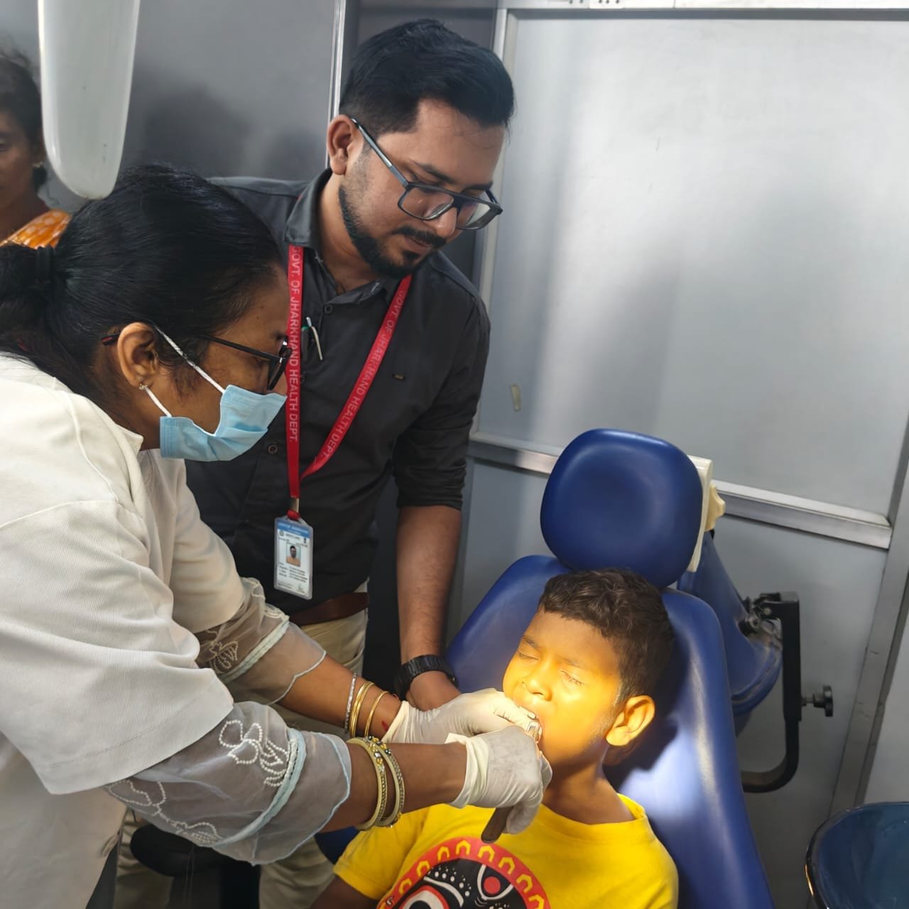 सदर अस्पताल में राष्ट्रीय बाल स्वास्थ्य कार्यक्रम (RBSK) के तहत विशेष स्वास्थ्य शिविर का शुभारंभ दंत शिविर के पहले दिन 110 बच्चों का हुआ दंत इलाज 1 IMG 20260811 WA0265