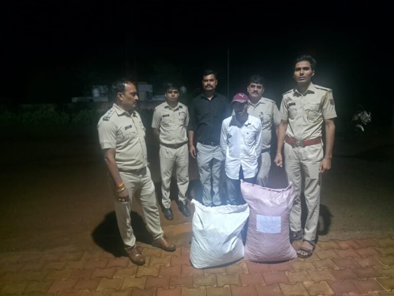 ऑपरेशन गरुड़व्यूह में आर.के. पुरम पुलिस की बड़ी कार्रवाई, 20 किलो 143 ग्राम अफीम डोडा चूरा बरामद